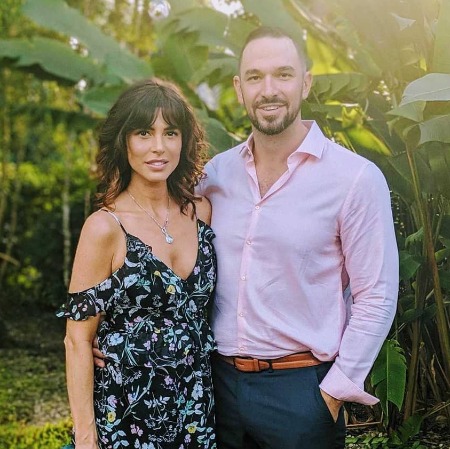Cindy Sampson with her husband Ryan Wickel.
